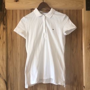 Tommy Hilfiger Women's White Polo, Size S, Brand New